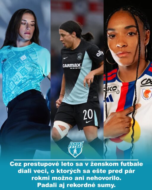 🔄 Prestupové leto 2026 prinieslo veľké zmeny v ženskom futbale.

Nové kluby, nové výzvy a presuny, ktoré môžu výrazne zamiešať kartami v najväčších európskych súťažiach. ⚽🔥 Na našom webe nájdete prehadné zhrnutie najdôležitejších prestupov.

💬 Ktorý letný prestup zaujal najviac teba? Napíš nám do komentára hráčku a klub👇

#ZenskyFutbal #ZenskyFutbalSK #WomensFootball #FutbalZeny #Futbalistky Prestupy Transfers WomensFootballTransfers