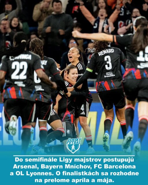 Štyri dramatické zápasy rozhodli o semifinalistoch Ženskej Ligy majstrov 2025/26. Na postup si počkali Arsenal, Bayern Mníchov, FC Barcelona a OL Lyonnes – a nie každý z nich to mal jednoduché. Review zápasov nájdete na našom webe

#ZenskyFutbal #FutbalZeny #WomensFootball #Futbalistky